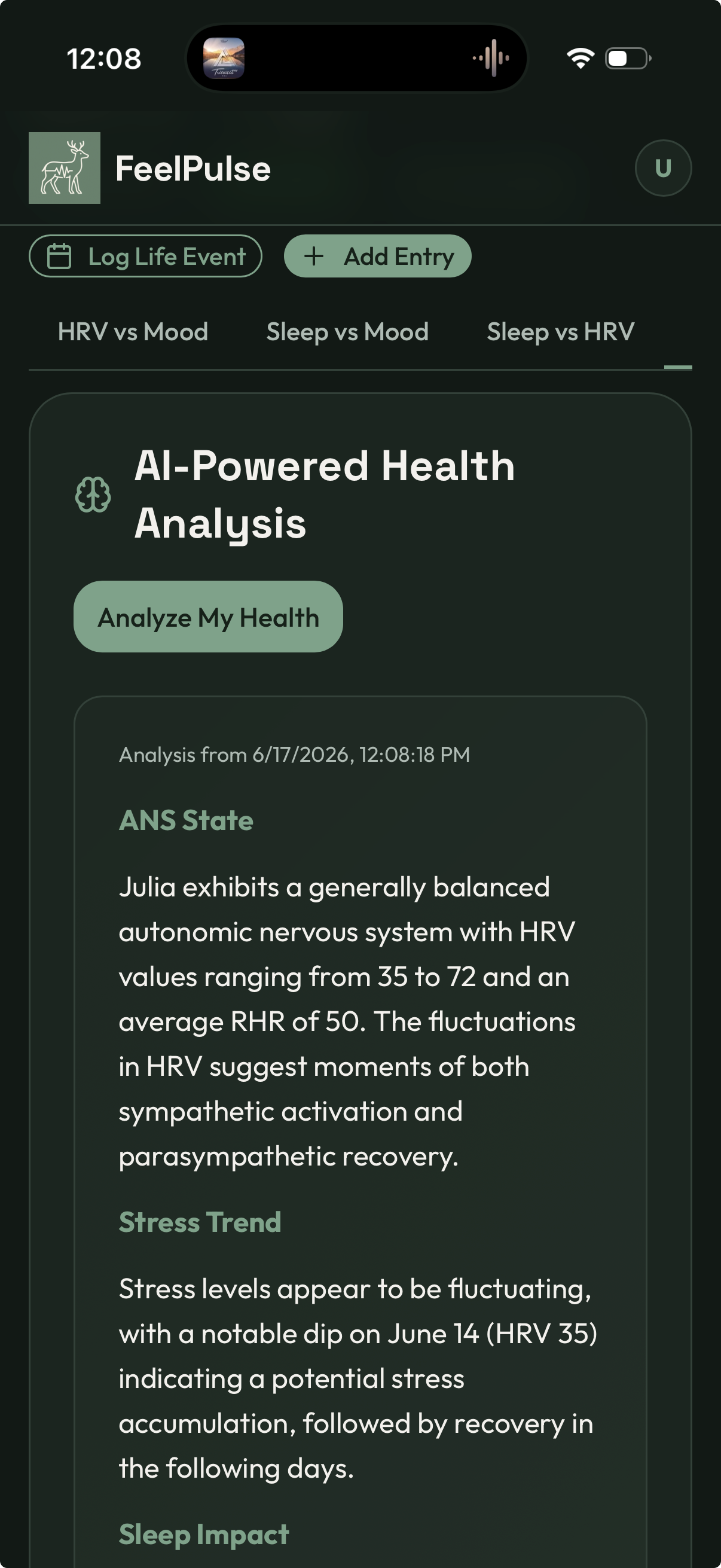 FeelPulse AI Analysis Preview